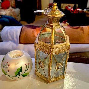 Beautiful decorative lantern with tea light